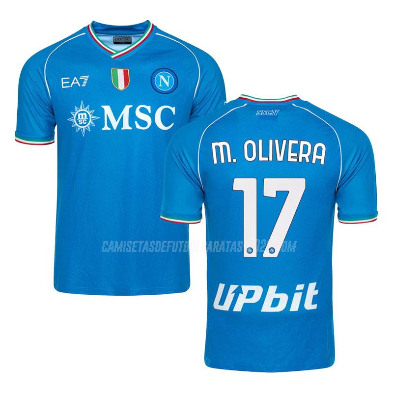 mathias olivera camiseta de la 1ª equipación napoli 2023-24