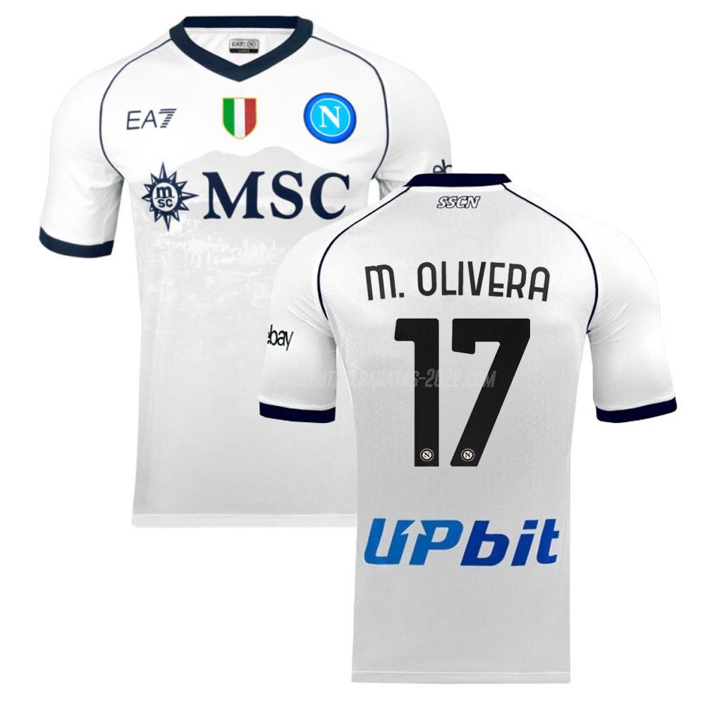 mathias olivera camiseta de la 2ª equipación napoli 2023-24