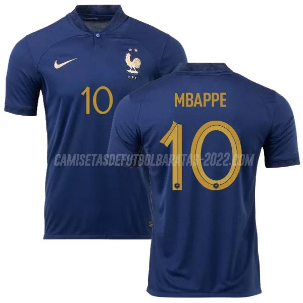 mbappe camiseta 1ª equipación francia 2022