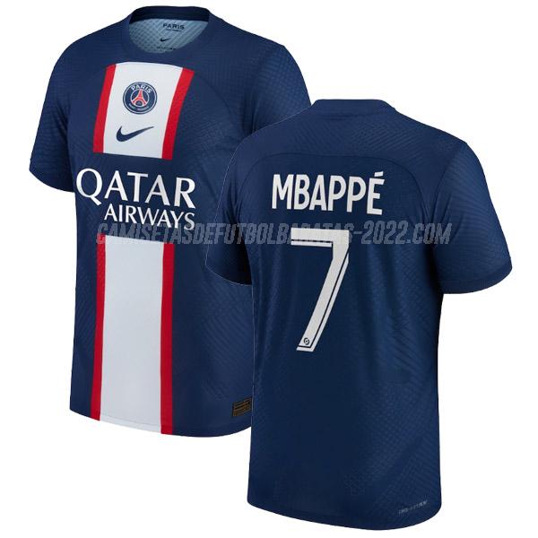 mbappe camiseta 1ª equipación paris saint-germain 2022-23