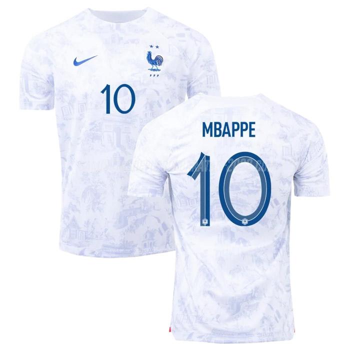 mbappe camiseta 2ª equipación francia copa mundial 2022