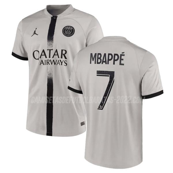 mbappé camiseta 2ª equipación paris saint-germain 2022-23