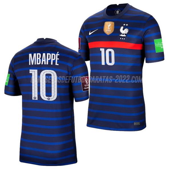 mbappé camiseta de la 1ª equipación francia 2021-22