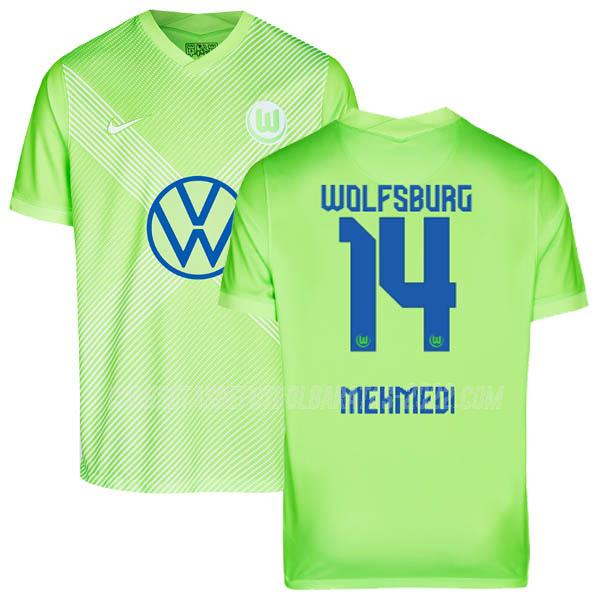mehmedi camiseta de la 1ª equipación wolfsburg 2020-21