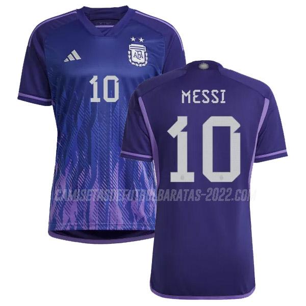 messi camiseta 2ª equipación argentina 2022