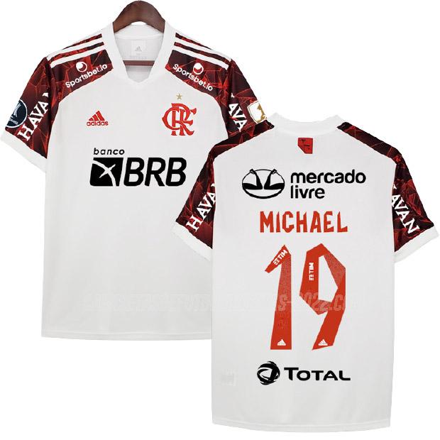 michael camiseta de la 2ª equipación flamengo 2021-22