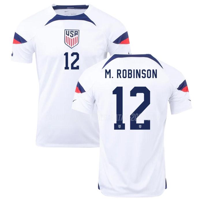 miles robinson camiseta 1ª equipación estados uniños copa mundial 2022