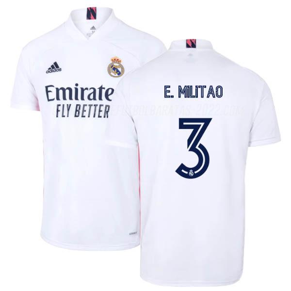 militao camiseta de la 1ª equipación real madrid 2020-21