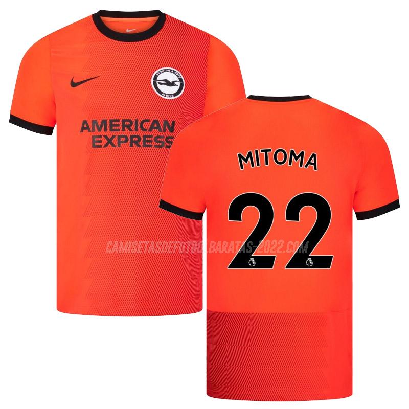 mitoma camiseta de la 2ª equipación brighton hove albion 2022-23