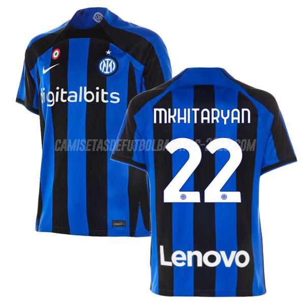 mkhitaryan camiseta 1ª equipación inter milan 2022-23