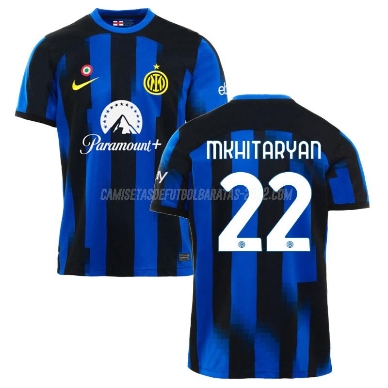 mkhitaryan camiseta de la 1ª equipación inter milan 2023-24
