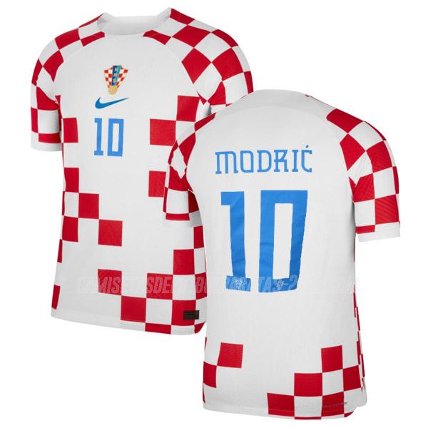 modric camiseta 1ª equipación croacia copa mundial 2022