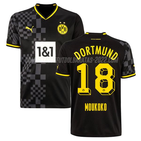 moukoko camiseta 2ª equipación borussia dortmund 2022-23