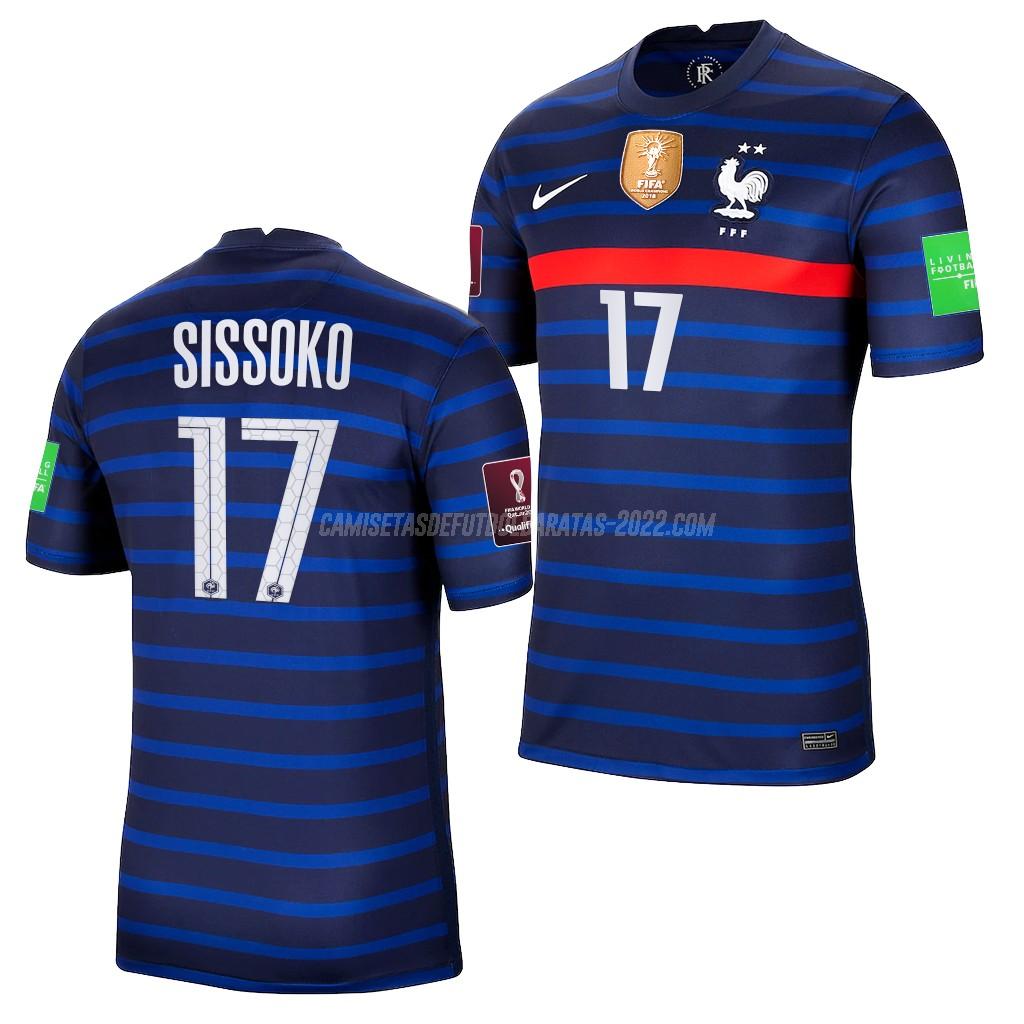moussa sissoko camiseta de la 1ª equipación francia 2021-22