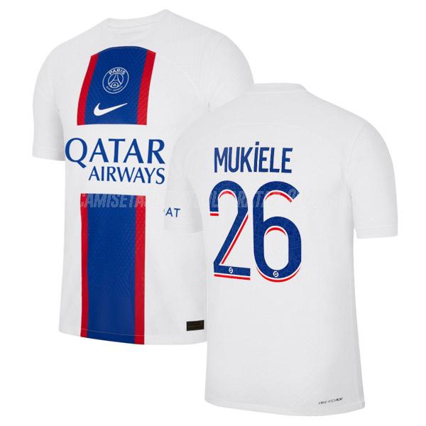 mukiele camiseta 3ª equipación paris saint-germain 2022-23