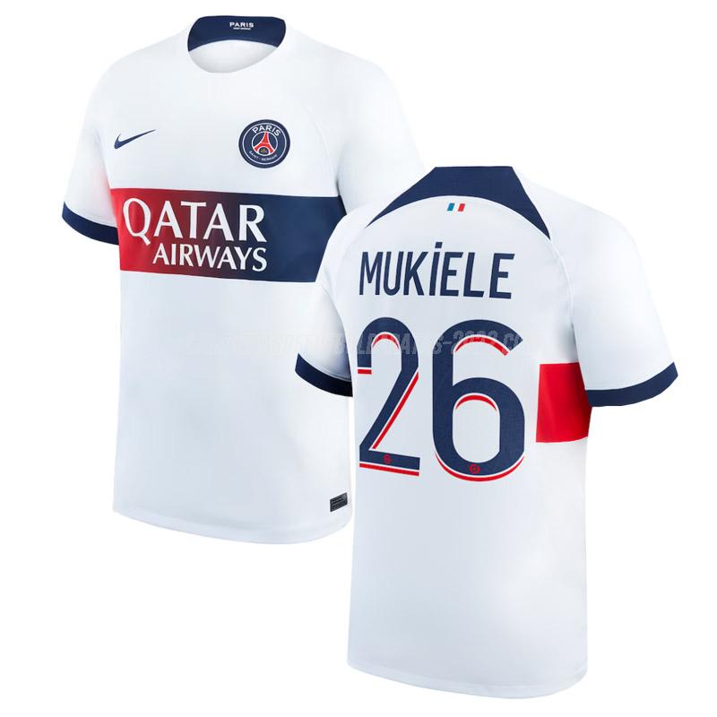 mukiele camiseta de la 2ª equipación paris saint-germain 2023-24