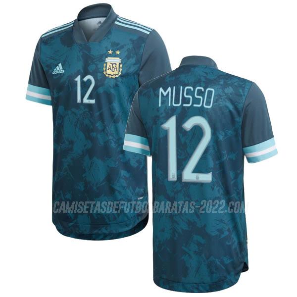 musso camiseta de la 2ª equipación argentina 2020-2021