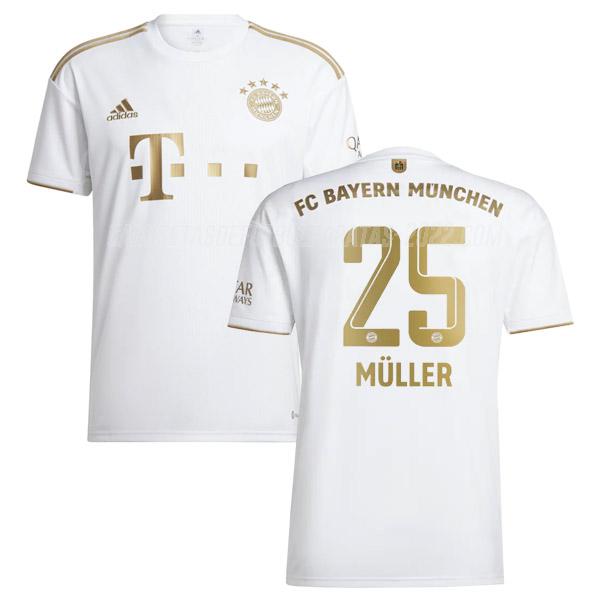 müller camiseta 2ª equipación bayern munich 2022-23