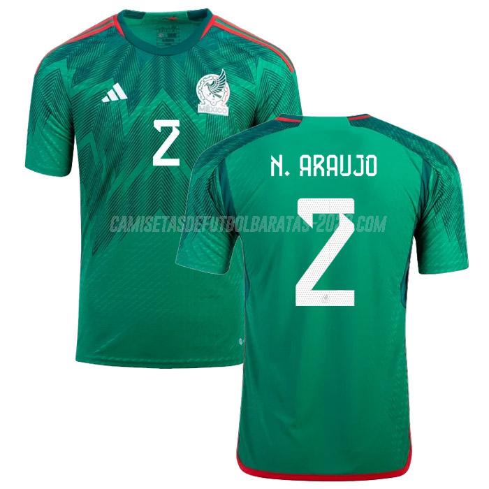 n. araujo camiseta 1ª equipación méxico copa mundial 2022