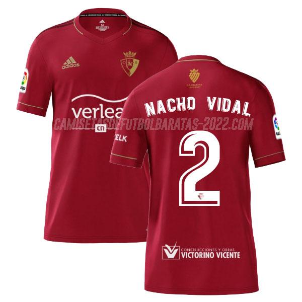 nacho vidal camiseta de la 1ª equipación osasuna 2020-21