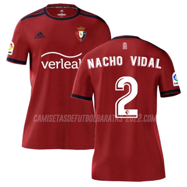 nacho vidal camiseta de la 1ª equipación osasuna 2021-22