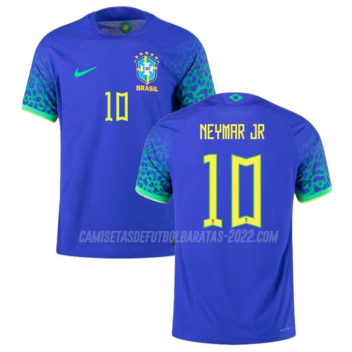 neymar jr. camiseta 2ª equipación brasil copa mundial 2022