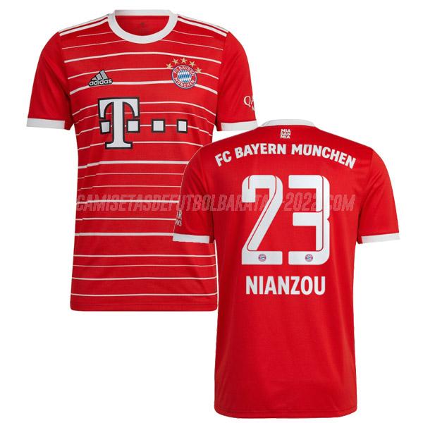 nianzou camiseta de la 1ª equipación bayern munich 2022-23