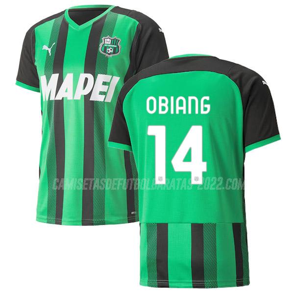obiang camiseta de la 1ª equipación sassuolo calcio 2021-22