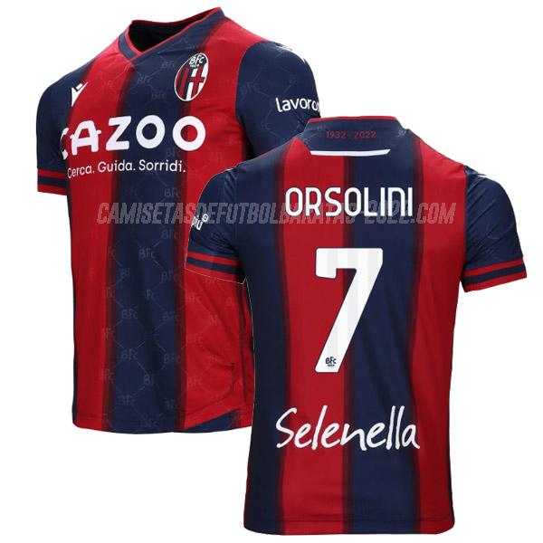 orsolini camiseta 1ª equipación bologna 2022-23