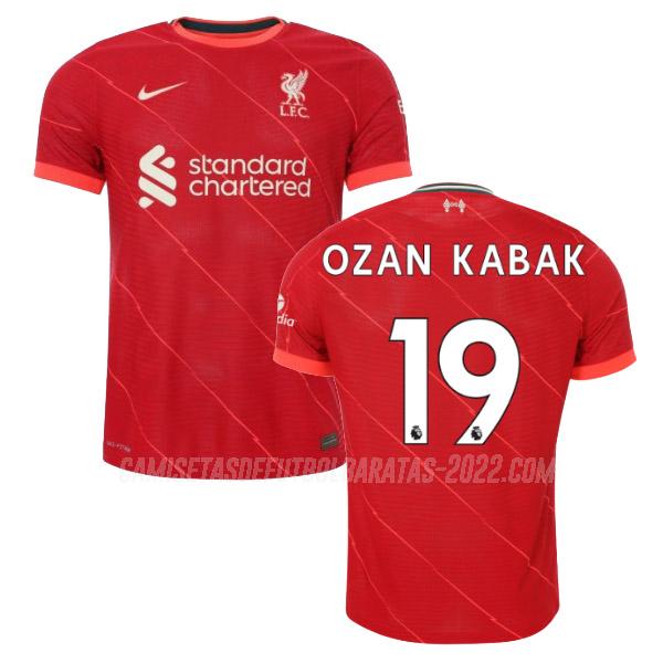 ozan kabak camiseta de la 1ª equipación liverpool 2021-22
