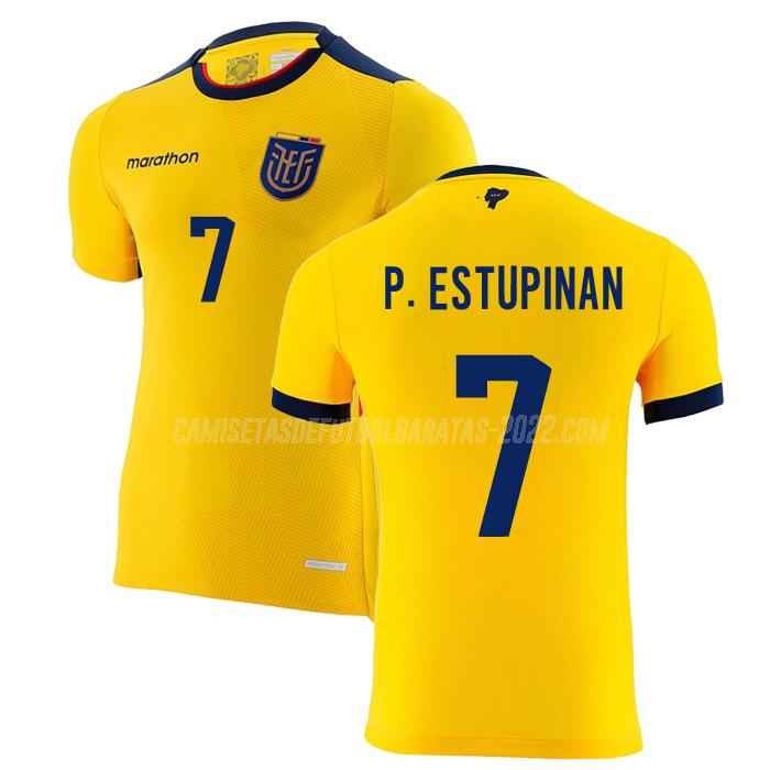 p. estupinán camiseta 1ª equipación ecuador copa mundial 2022