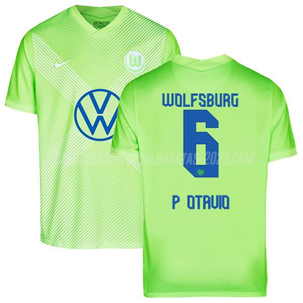 p.otavio camiseta de la 1ª equipación wolfsburg 2020-21