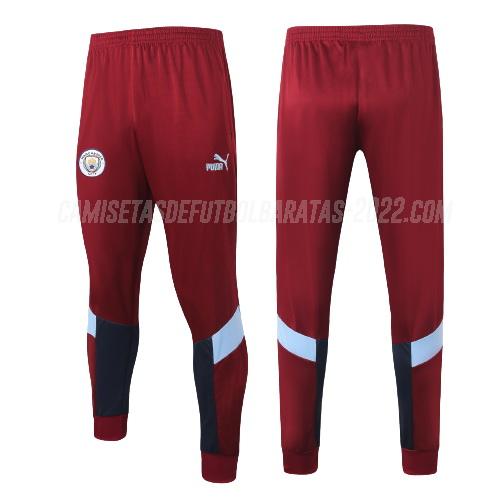 pantalones manchester city rojo 2021-22