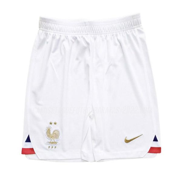 pantalón corto 1ª equipación francia copa mundial 2022