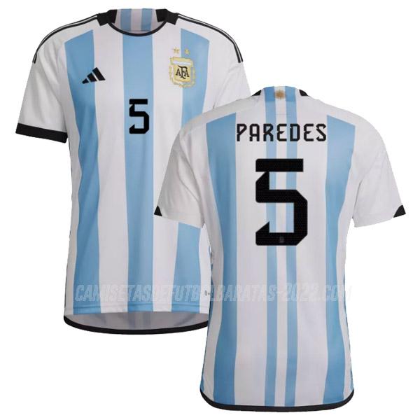 paredes camiseta 1ª equipación argentina 2022