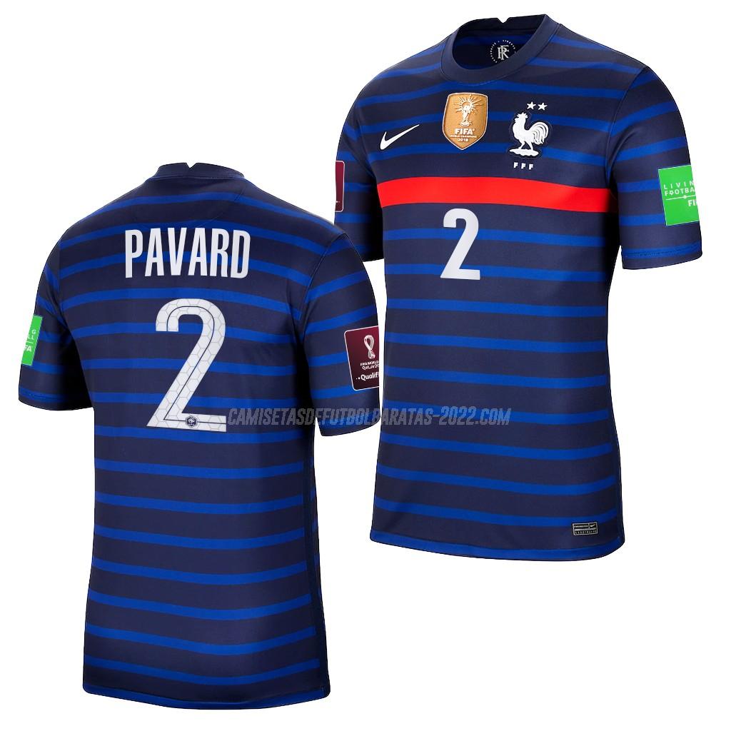 pavard camiseta de la 1ª equipación francia 2021-22