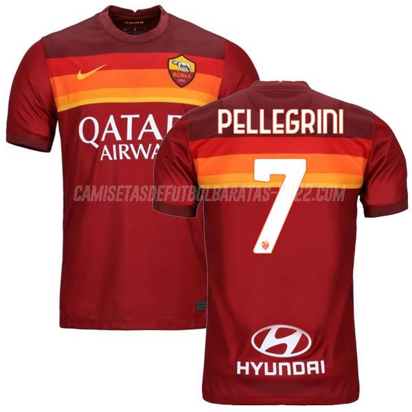 pellegrini camiseta de la 1ª equipación roma 2020-21
