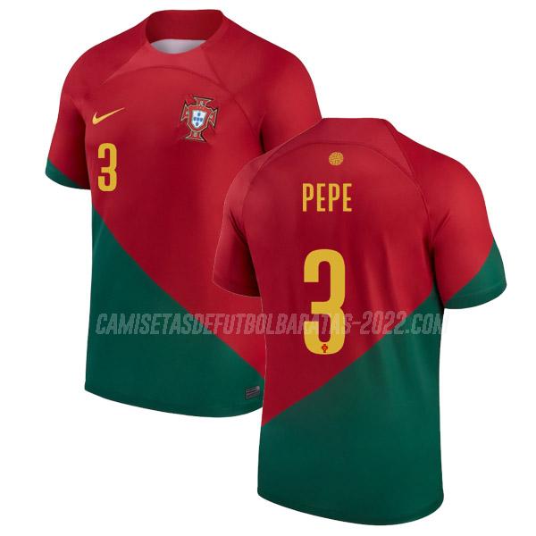 pepe camiseta 1ª equipación portugal copa mundial 2022