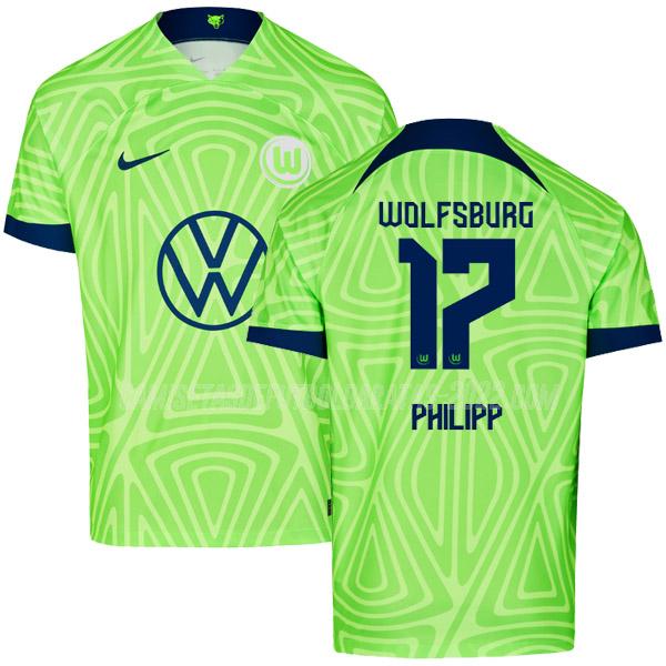 philipp camiseta 1ª equipación wolfsburg 2022-23