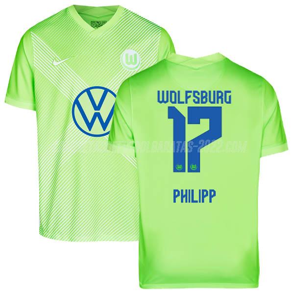 philipp camiseta de la 1ª equipación wolfsburg 2020-21