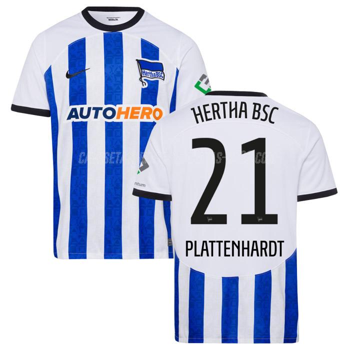 plattenhardt camiseta 1ª equipación hertha berlin 2022-23
