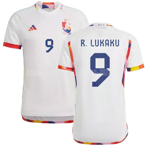 r.lukaku camiseta 2ª equipación bélgica 2022