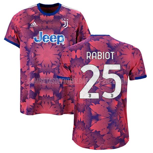 rabiot camiseta 3ª equipación juventus 2022-23