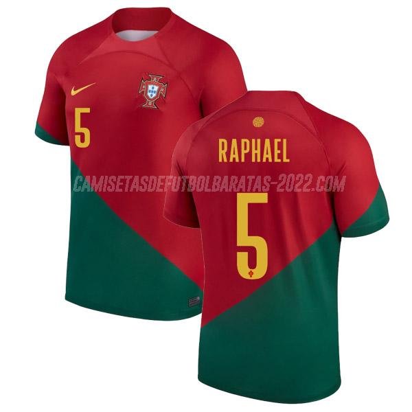 raphael camiseta 1ª equipación portugal copa mundial 2022