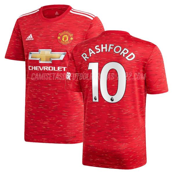 rashford camiseta de la 1ª equipación manchester united 2020-21