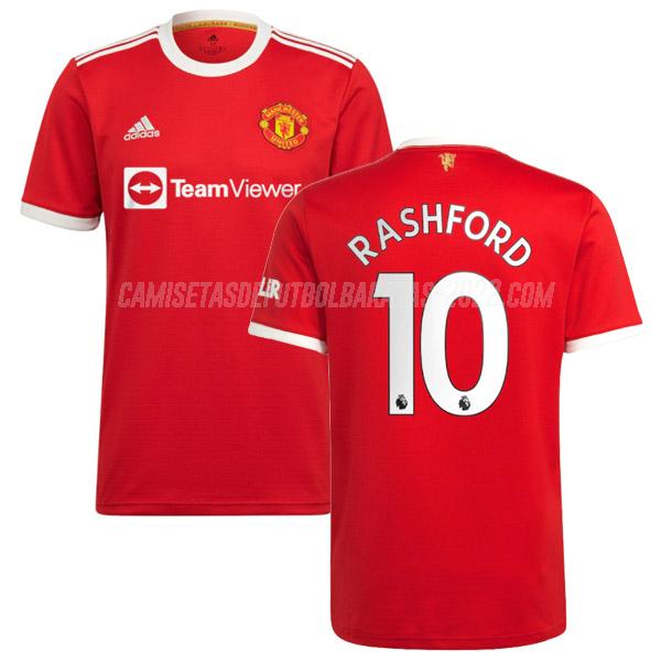 rashford camiseta de la 1ª equipación manchester united 2021-22