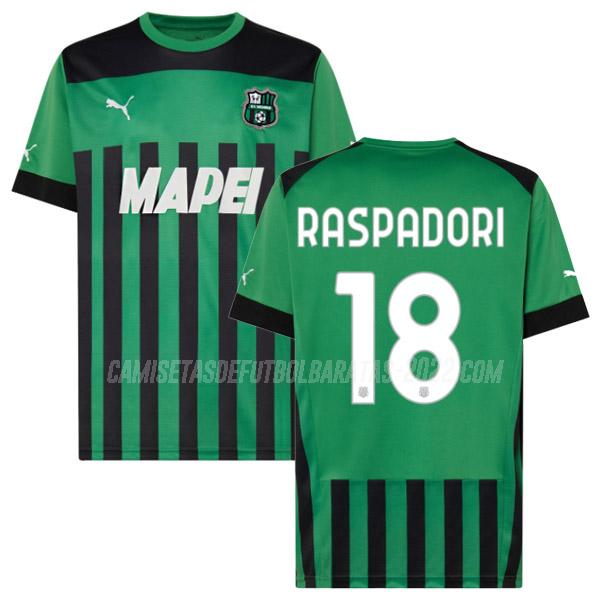 raspadori camiseta 1ª equipación sassuolo calcio 2022-23