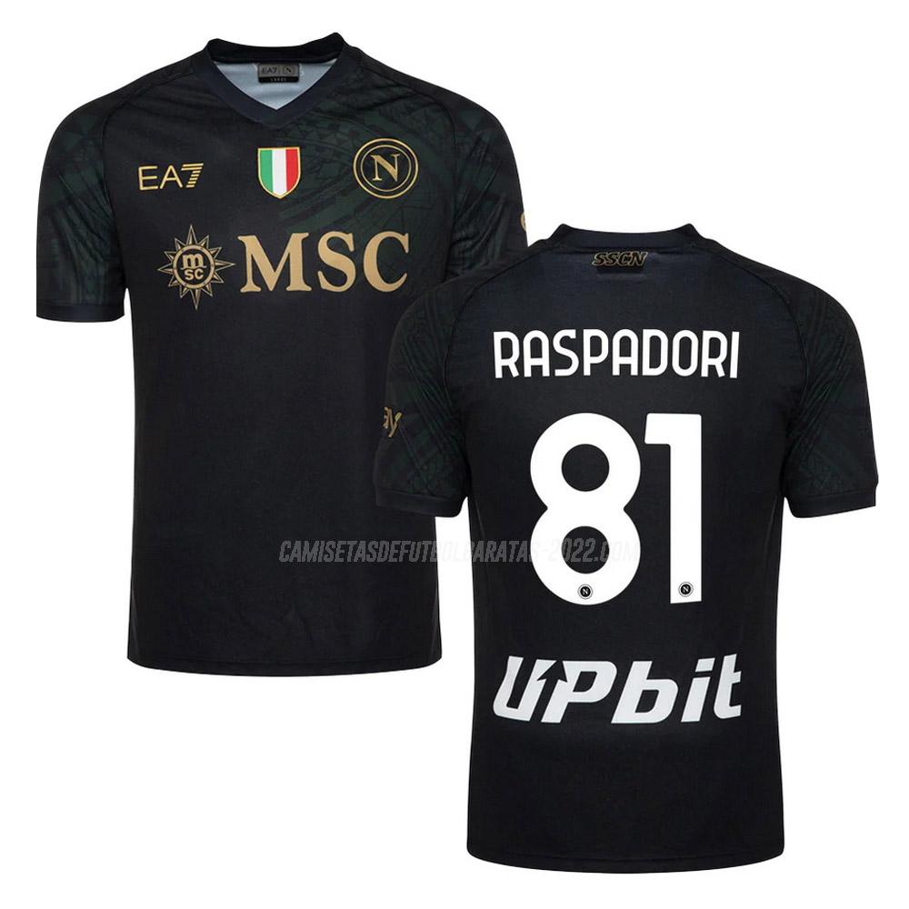 raspadori camiseta de la 3ª equipación napoli 2023-24