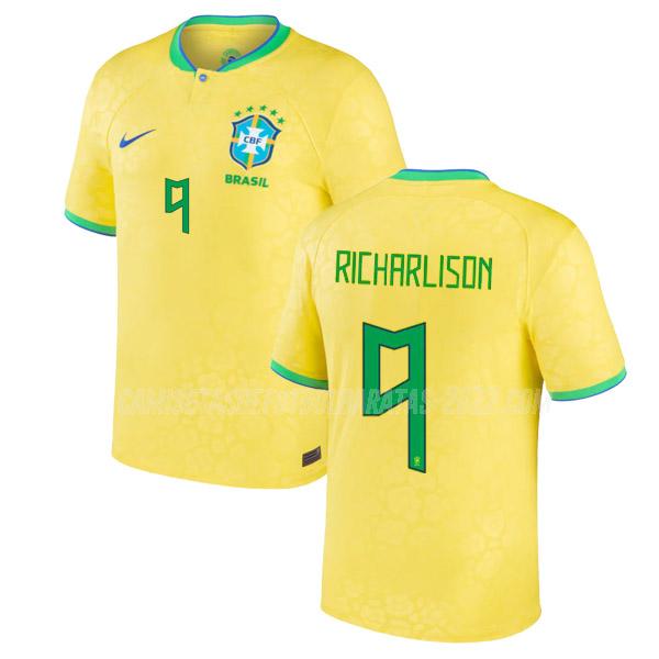 richarlison camiseta 1ª equipación brasil copa mundial 2022