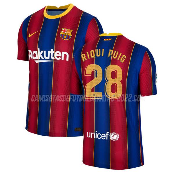 riqui puig camiseta de la 1ª equipación fc barcelona 2020-21